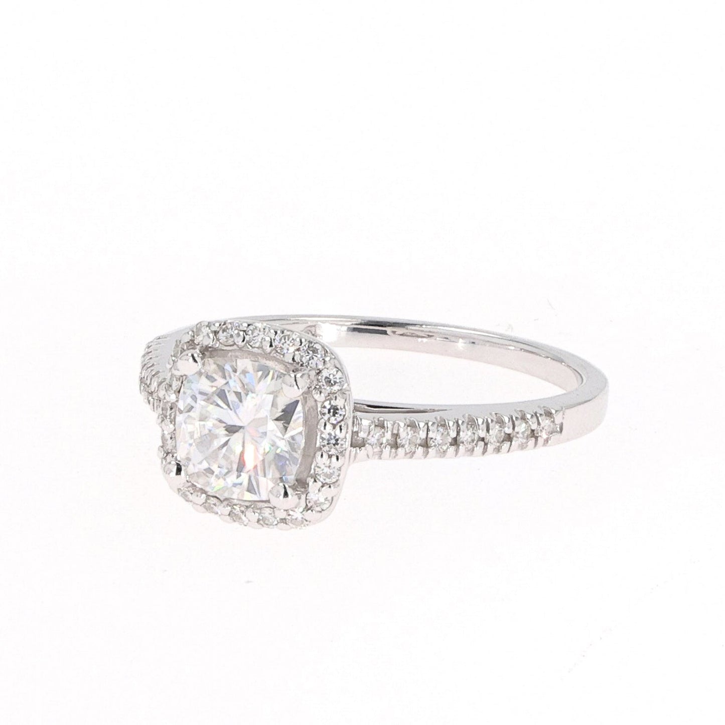 1.37 CTW Moissanite Engagement Ring