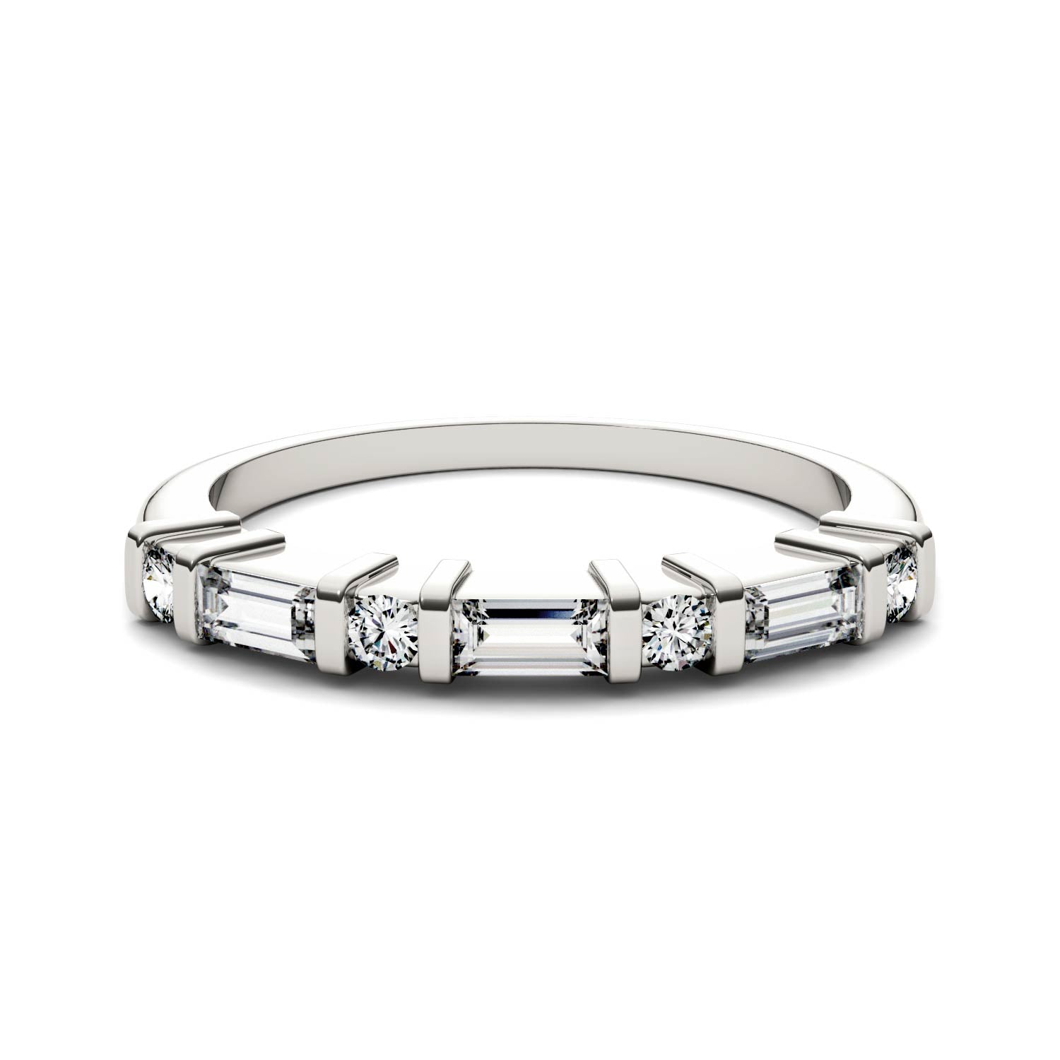 0.47 CTW Moissanite Stackable Ring