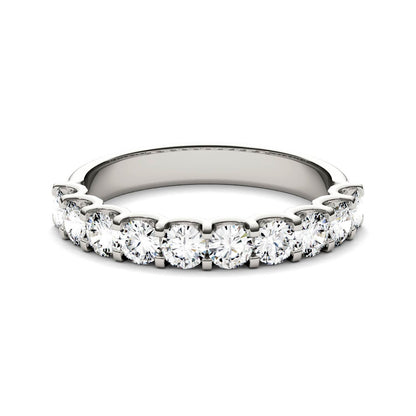 1 CTW Moissanite Round Band