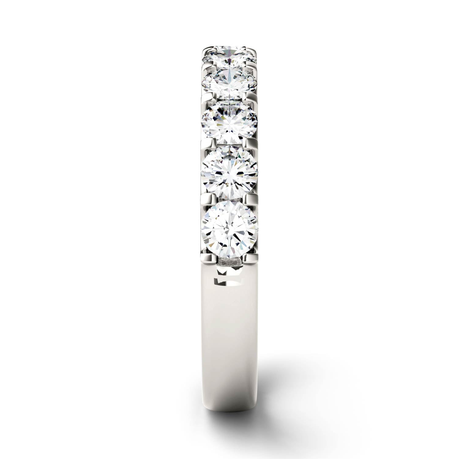 1 CTW Moissanite Round Band