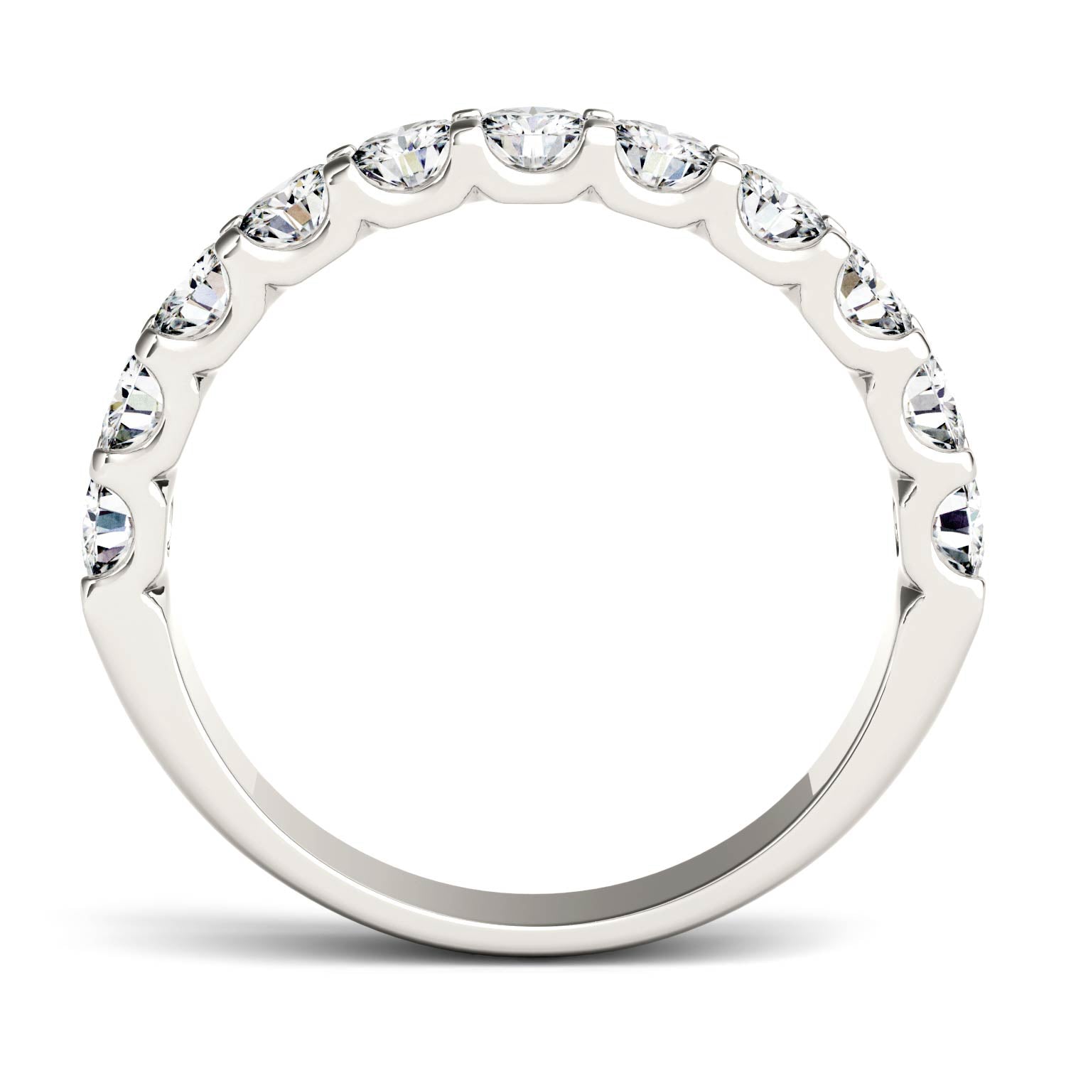 1.10 CTW Moissanite Round Anniversary Ring