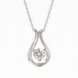 0.33 CTW Round Moissanite Pendant