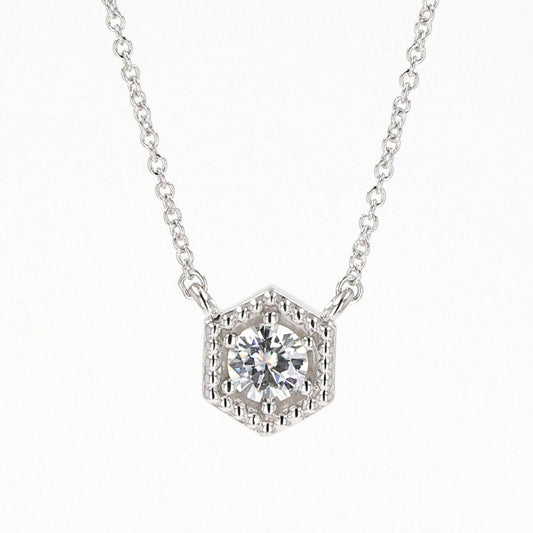 0.33 CTW Moissanite Pendant