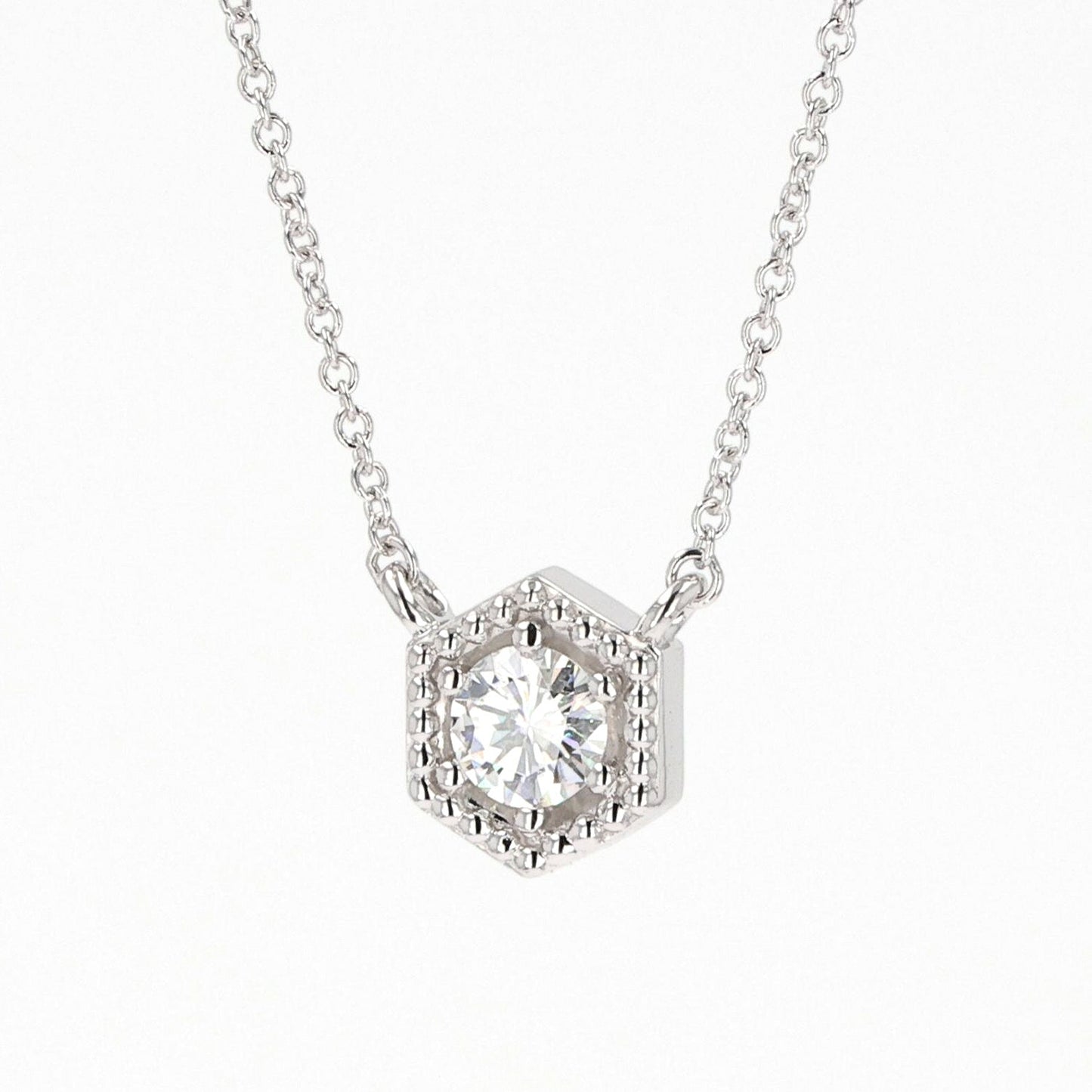 0.33 CTW Moissanite Pendant