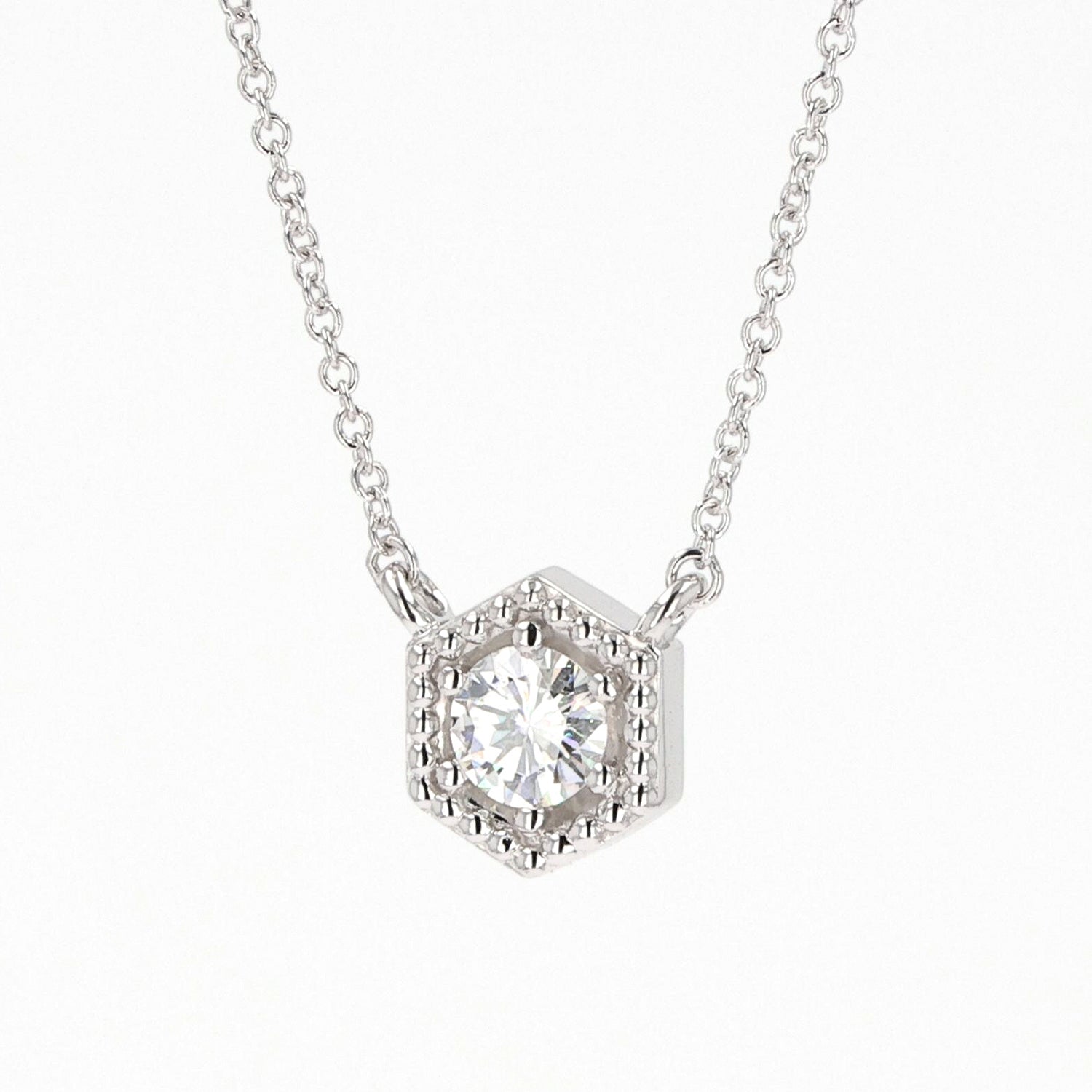 0.33 CTW Moissanite Pendant