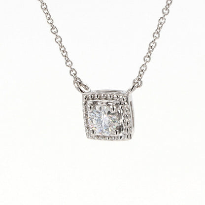 0.33 CTW Round Moissanite Pendant