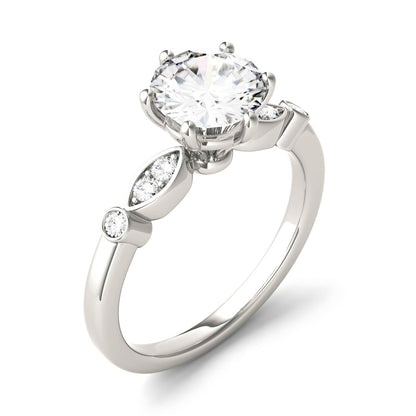 1.59 CTW Moissanite Solitaire Ring