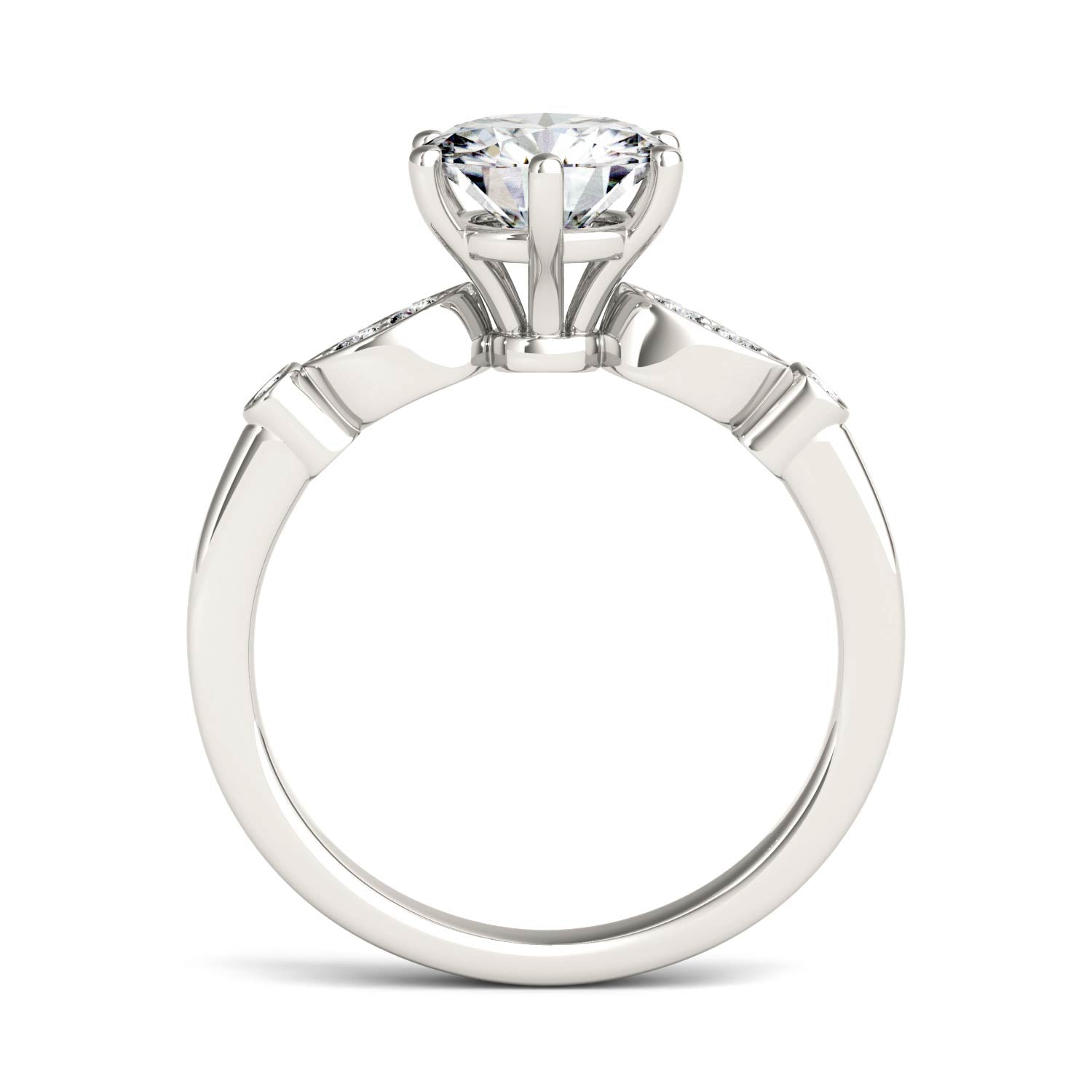 1.59 CTW Moissanite Solitaire Ring