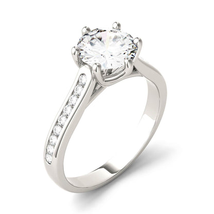 1.66 CTW Moissanite Engagement Ring