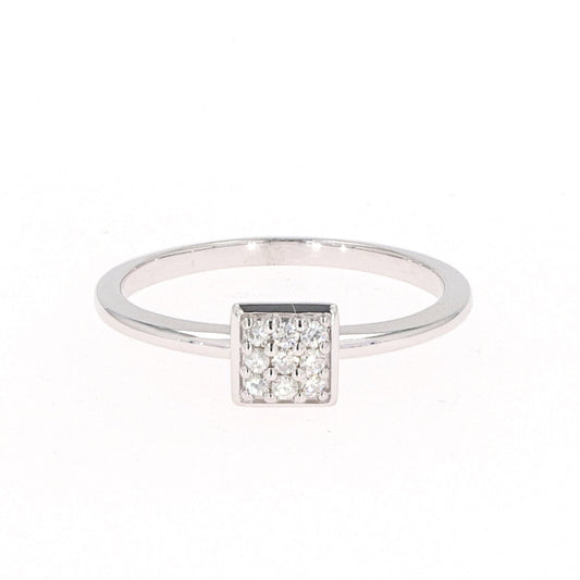 Moissanite Sterling Silver Round Statement Ring