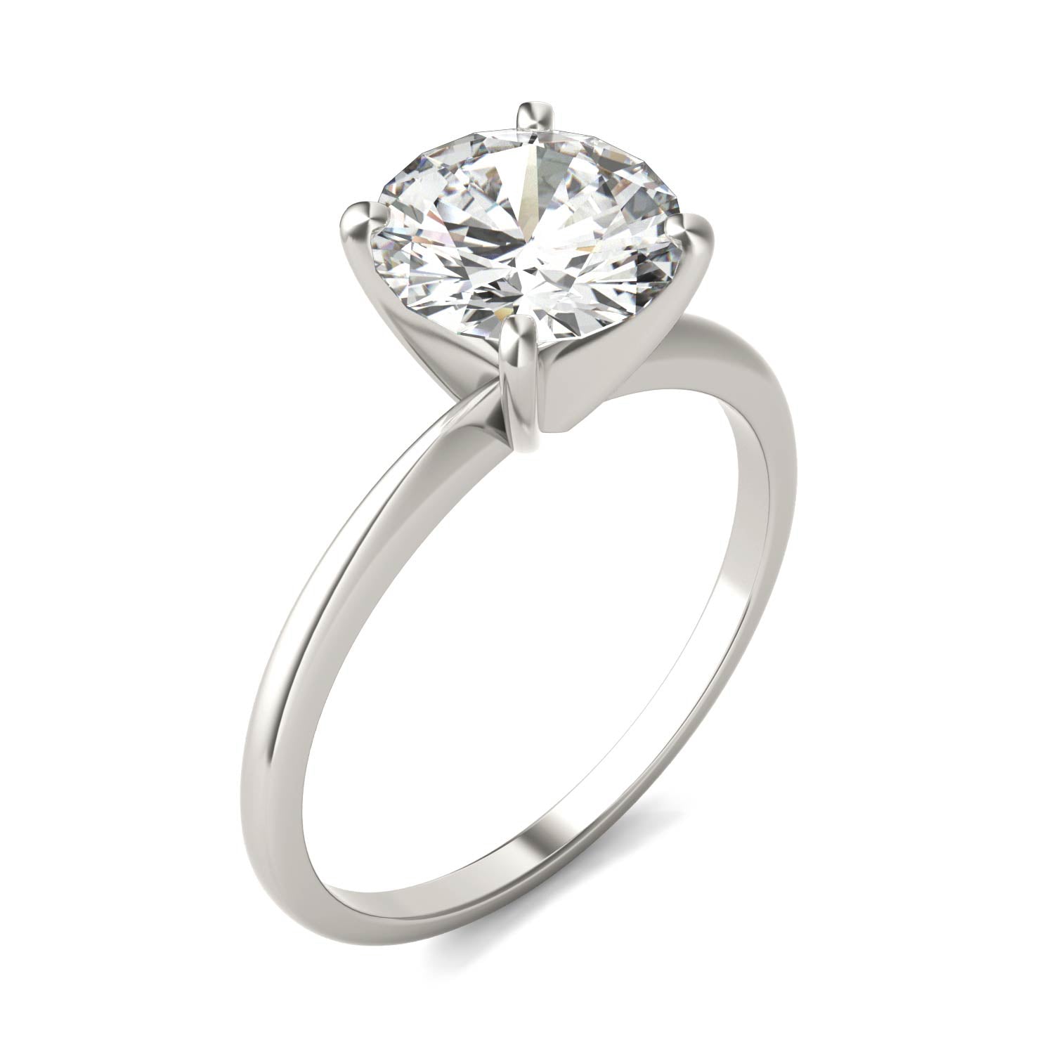 1.90 CTW Moissanite Solitaire Ring