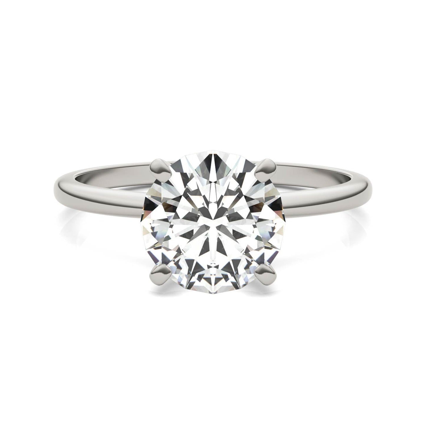 1.90 CTW Moissanite Solitaire Ring