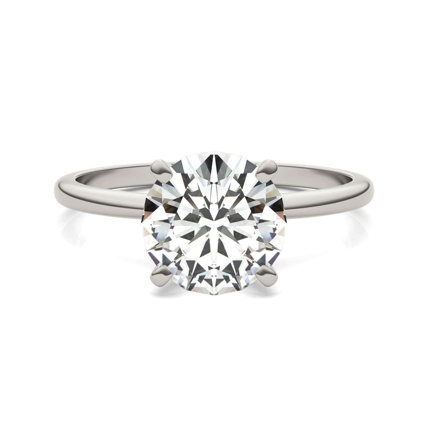 1.90 CTW Moissanite Solitaire Ring