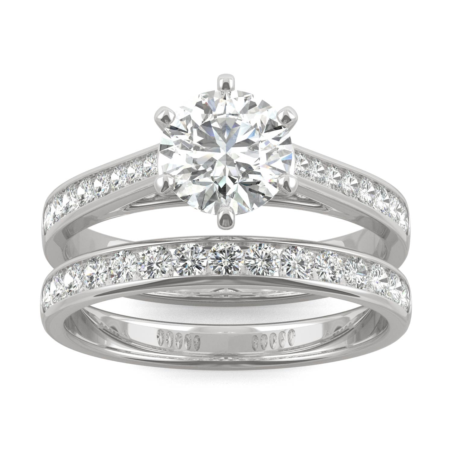 1.64 CTW Moissanite Engagement Ring