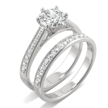 1.64 CTW Moissanite Engagement Ring