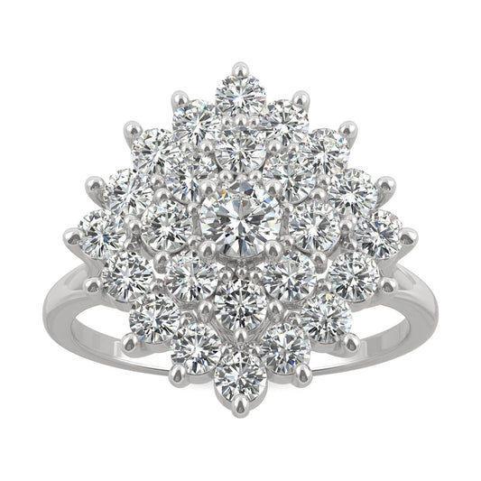 1.12 CTW Round Moissanite Ring