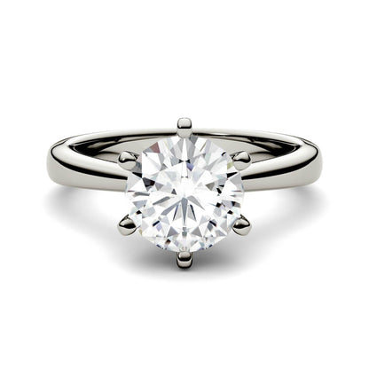 1.90 CTW Moissanite Solitaire Engagement Ring