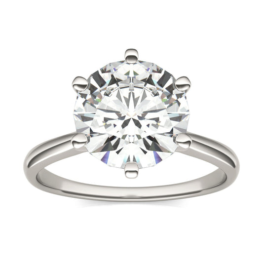 3.10 CTW Round Moissanite Solitaire