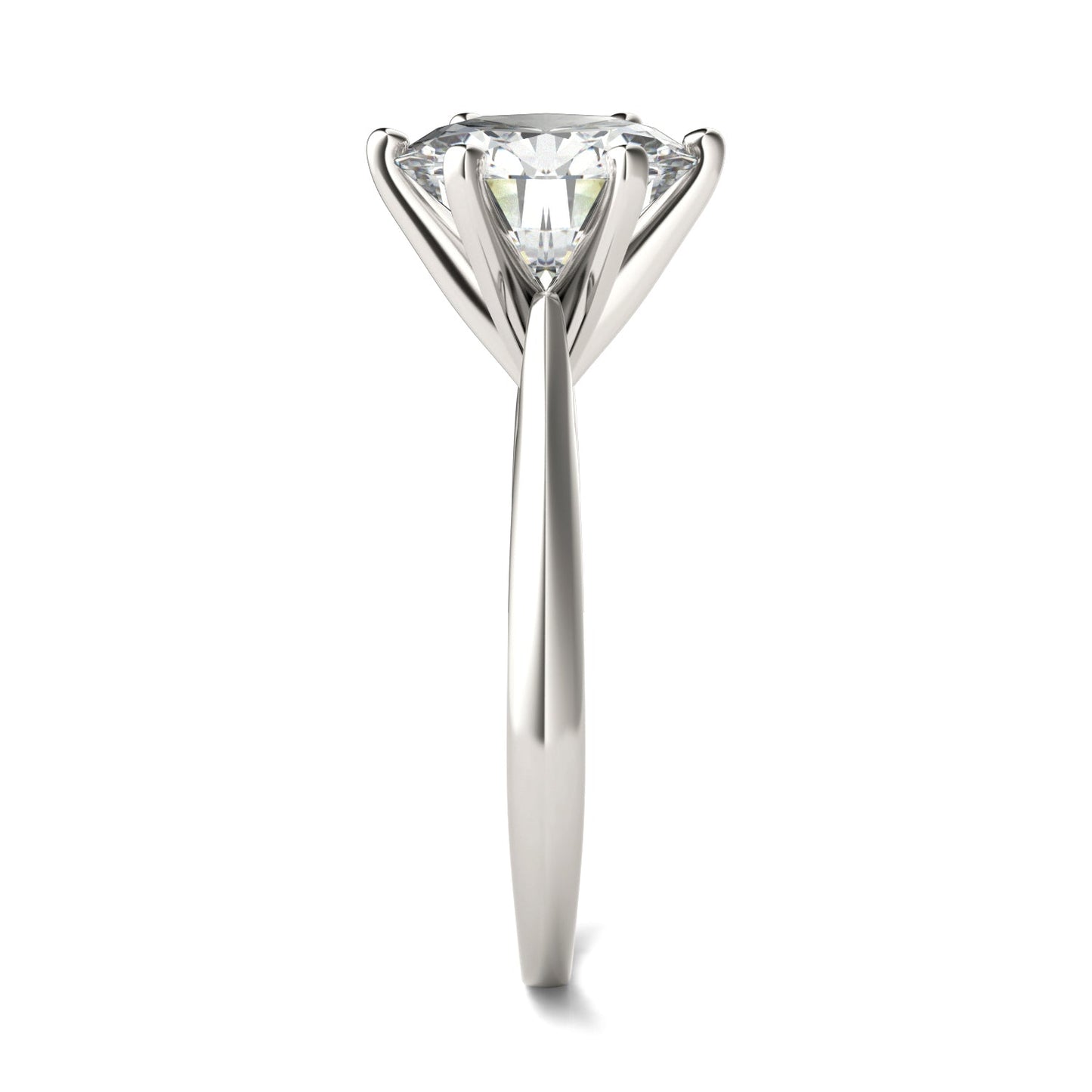 3.10 CTW Round Moissanite Solitaire