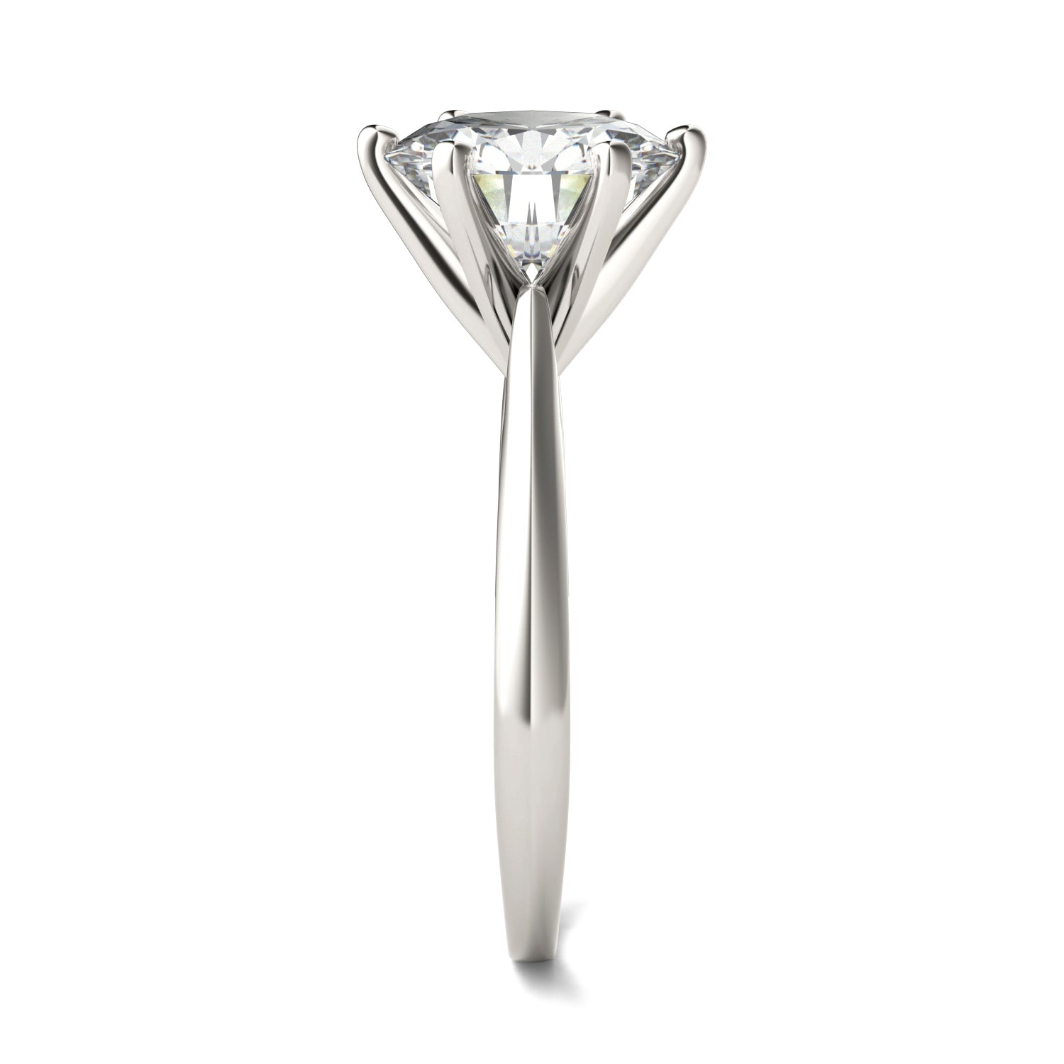 3.10 CTW Round Moissanite Solitaire