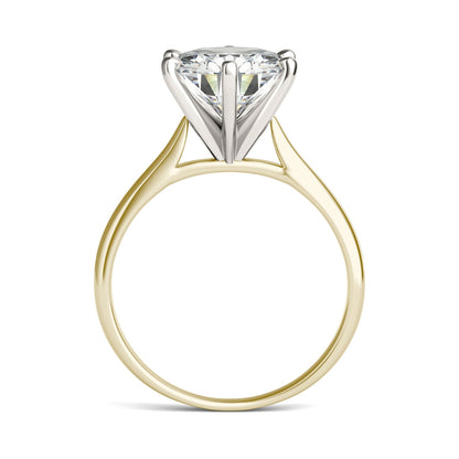 3.10 CTW Round Moissanite Solitaire Ring