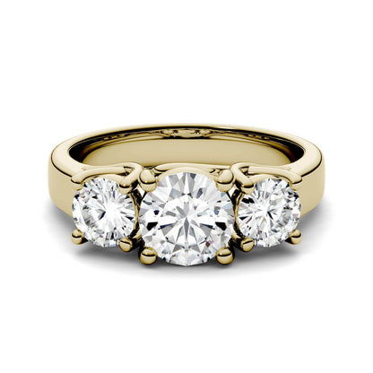 2.00 CTW Round Moissanite Ring