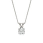 1.00 CTW Round Moissanite Solitaire Pendant