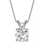 1.90 CTW Moissanite Round Basket Pendant