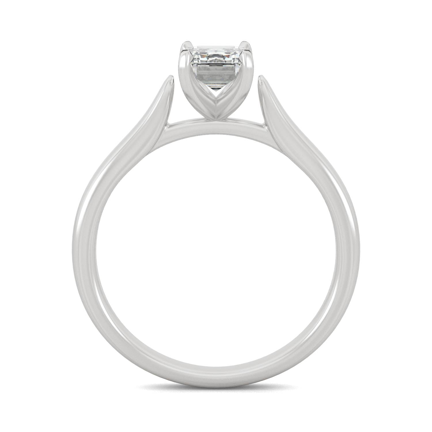 Moissanite Solitaire Ring 1.01 CTW