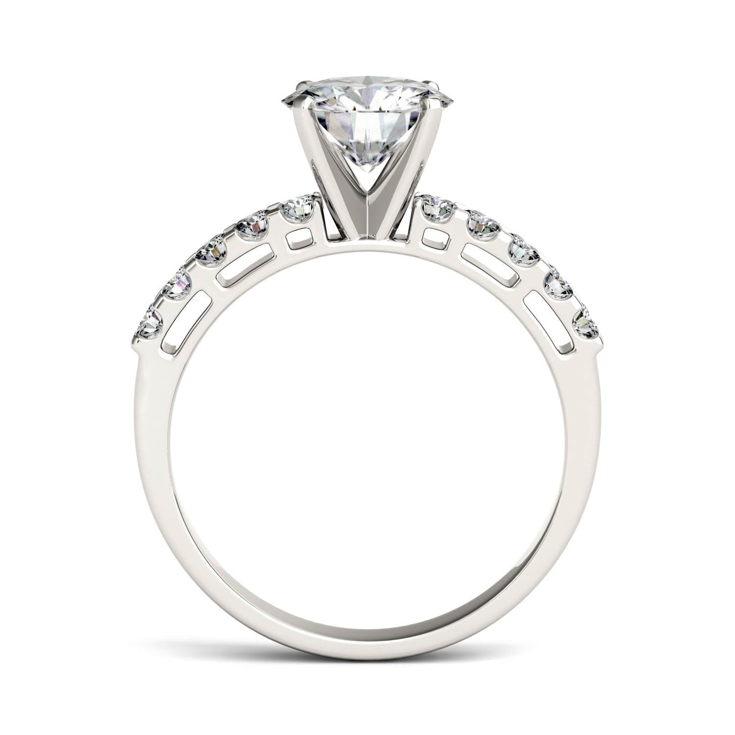 1.80 CTW Moissanite Engagement Ring