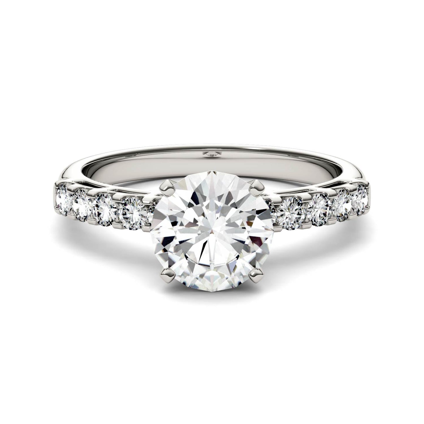 1.80 CTW Moissanite Engagement Ring