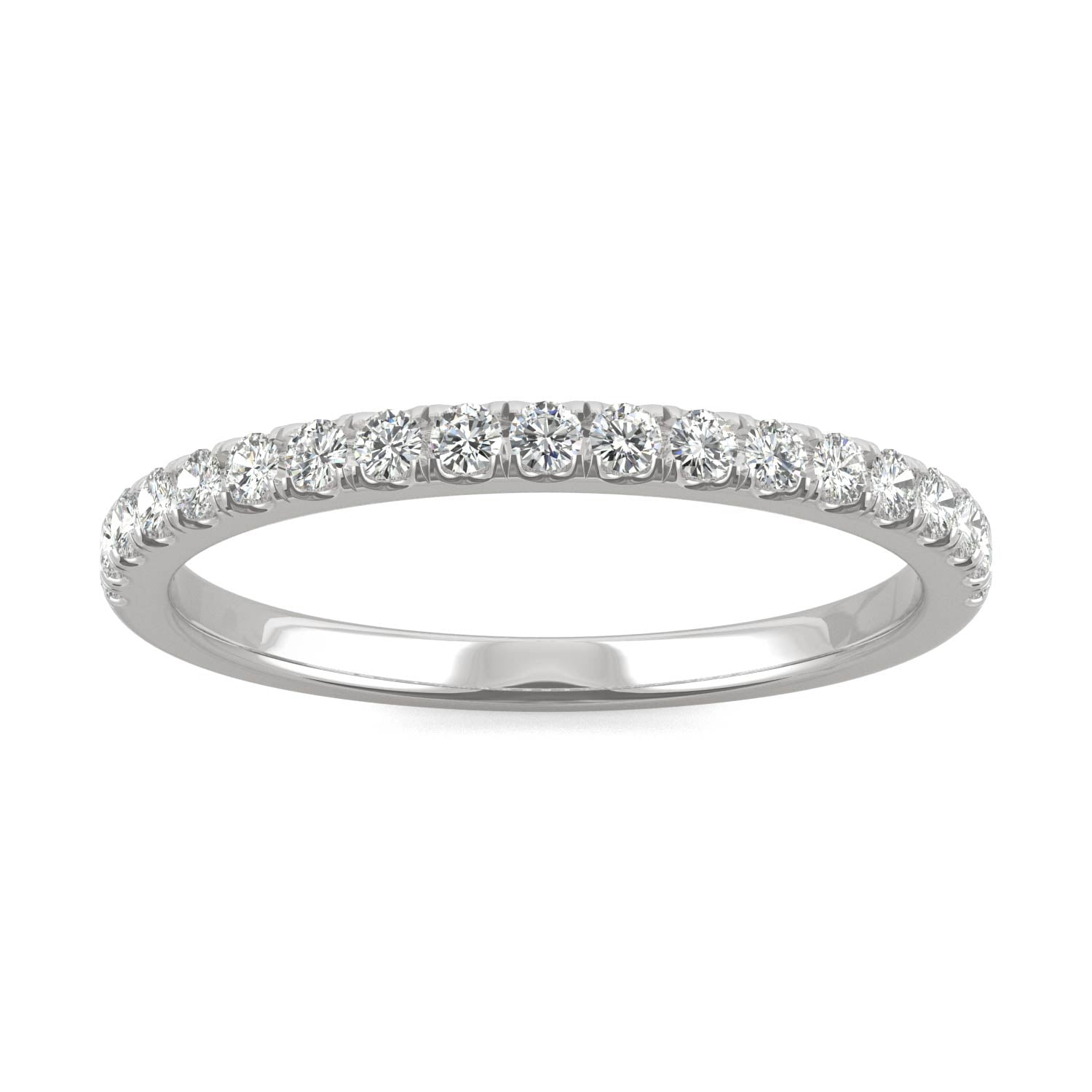 Moissanite White Gold Ring