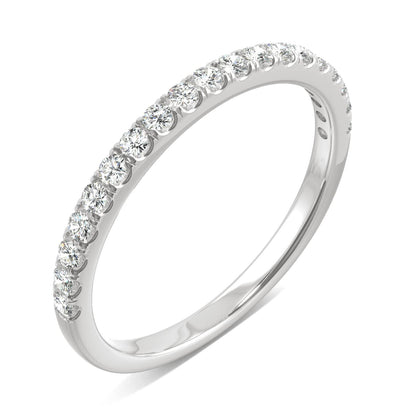 Moissanite White Gold Ring