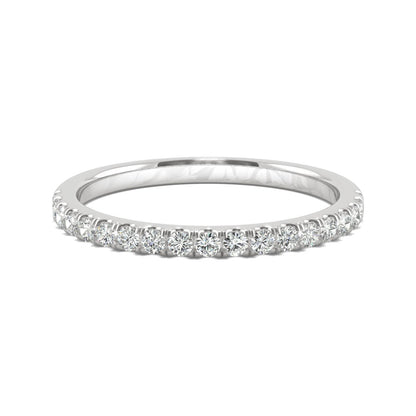 Moissanite White Gold Ring