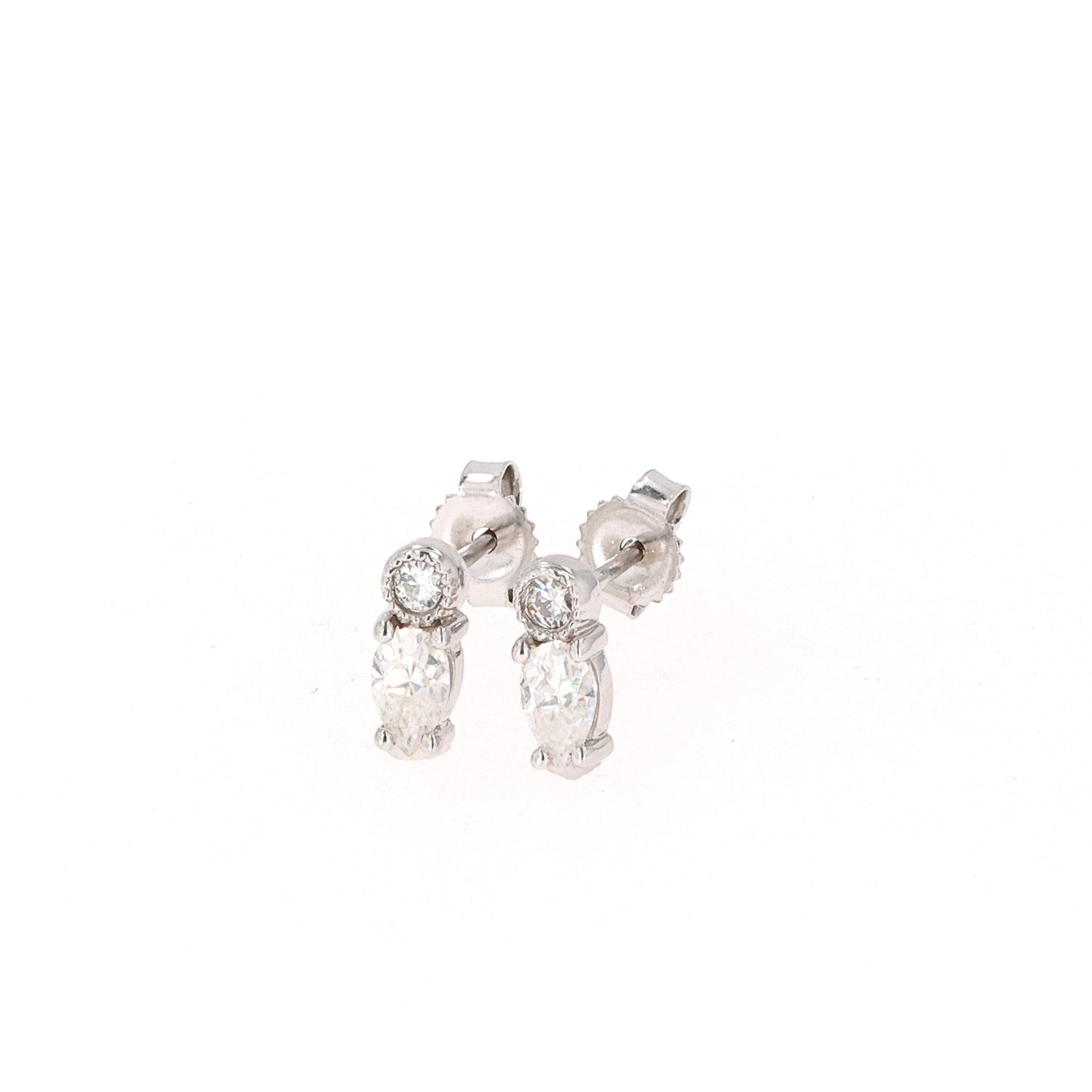 0.48 CTW Moissanite Stud Earrings