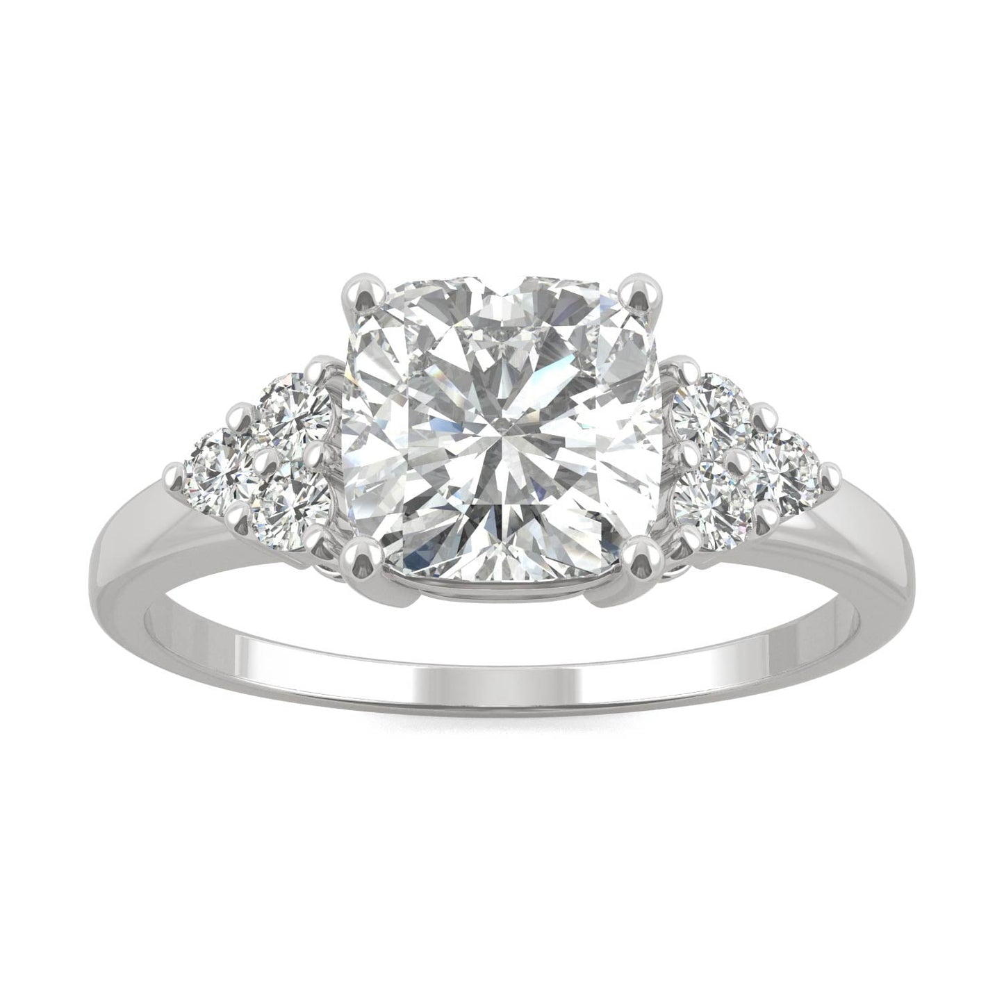 1.88 CTW Moissanite Engagement Ring