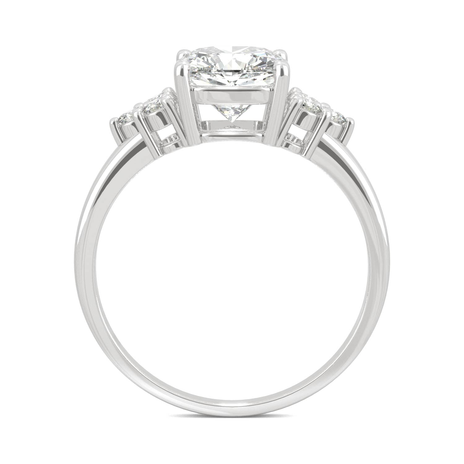 1.88 CTW Moissanite Engagement Ring