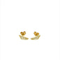 0.10 CTW Moissanite Earrings 14K Gold