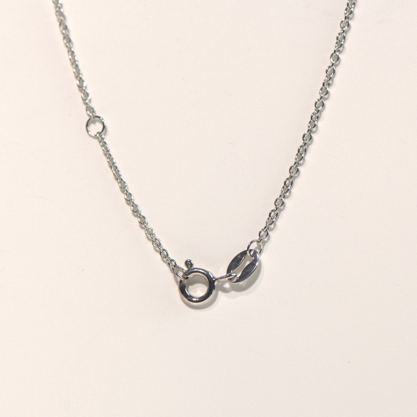 1.00 CTW DEW Round Moissanite Necklace in Sterling Silver