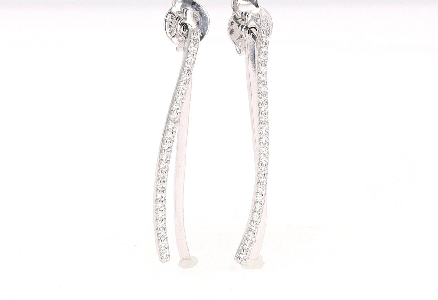 0.23 CTW Moissanite Drop Earrings