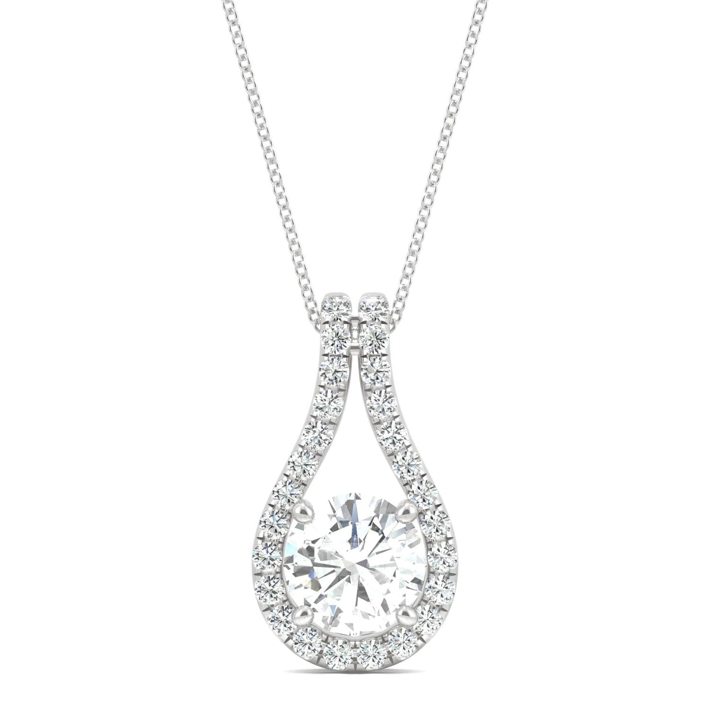 1.61 CTW Moissanite Pendant