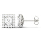 3.08 CTW Moissanite Halo Earrings