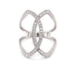 0.41 CTW Moissanite Statement Ring