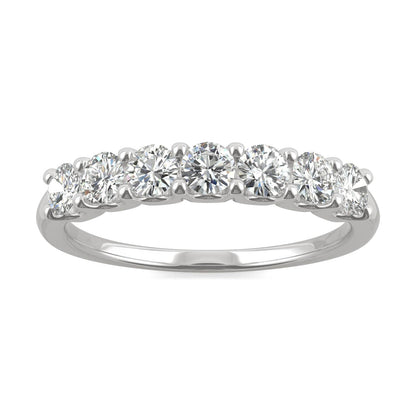 0.70 CTW Moissanite Anniversary Ring