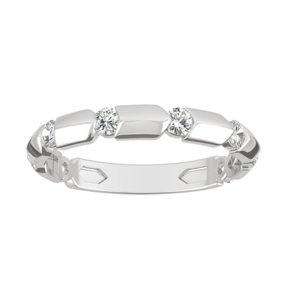 0.48 CTW Moissanite Stackable Ring