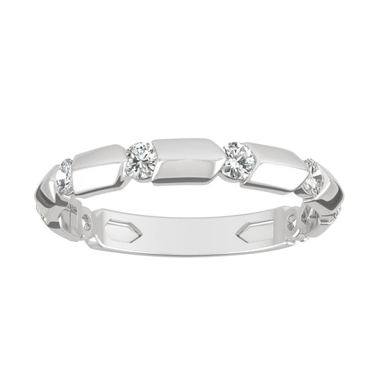 0.48 CTW Moissanite Stackable Ring