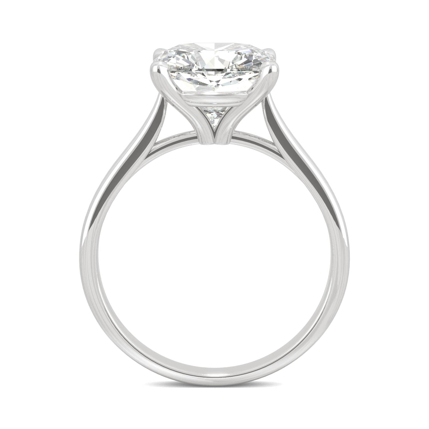 3.30 CTW Moissanite Engagement Ring