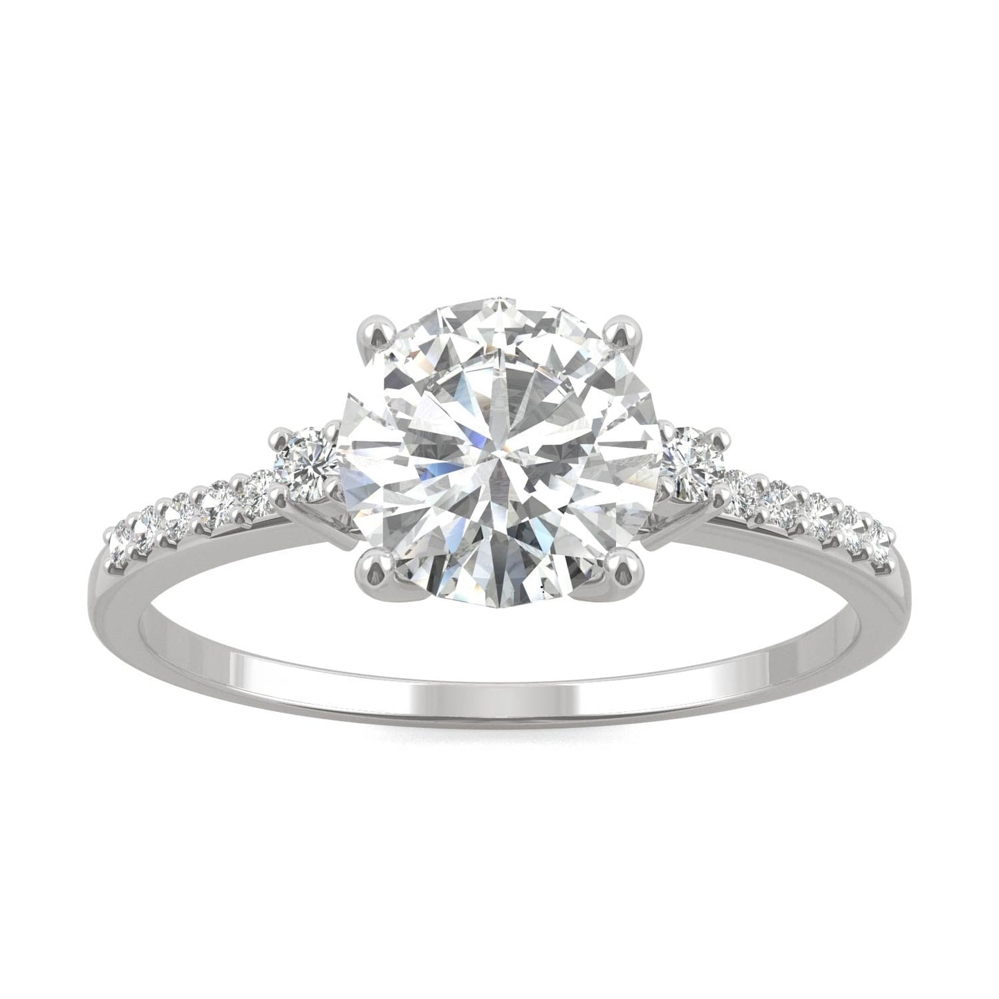 1.31 CTW Moissanite Engagement Ring