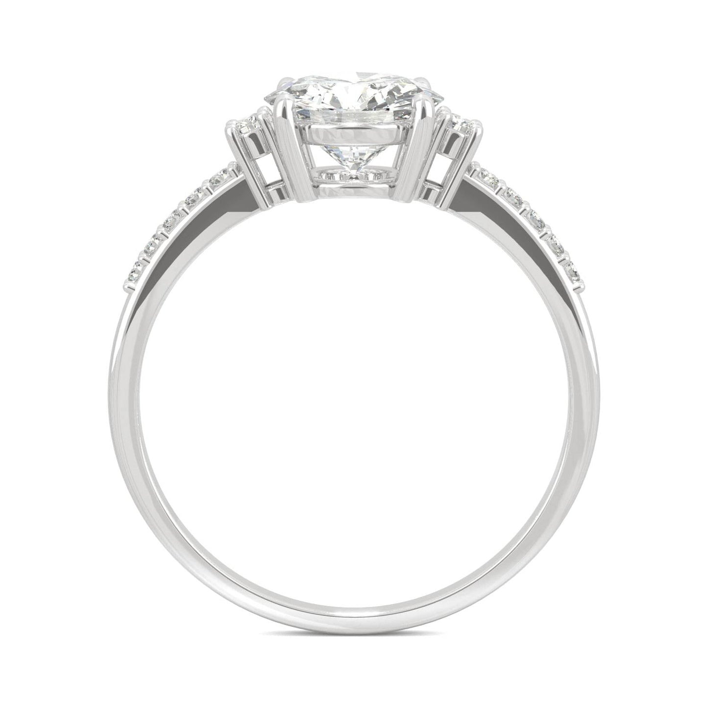 1.31 CTW Moissanite Engagement Ring