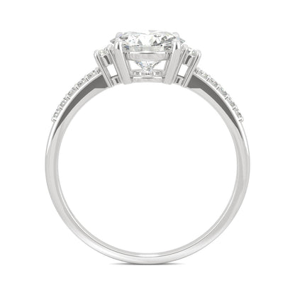 1.31 CTW Moissanite Engagement Ring